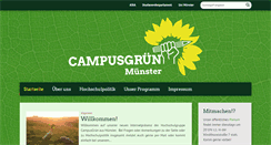 Desktop Screenshot of campusgruen-muenster.de